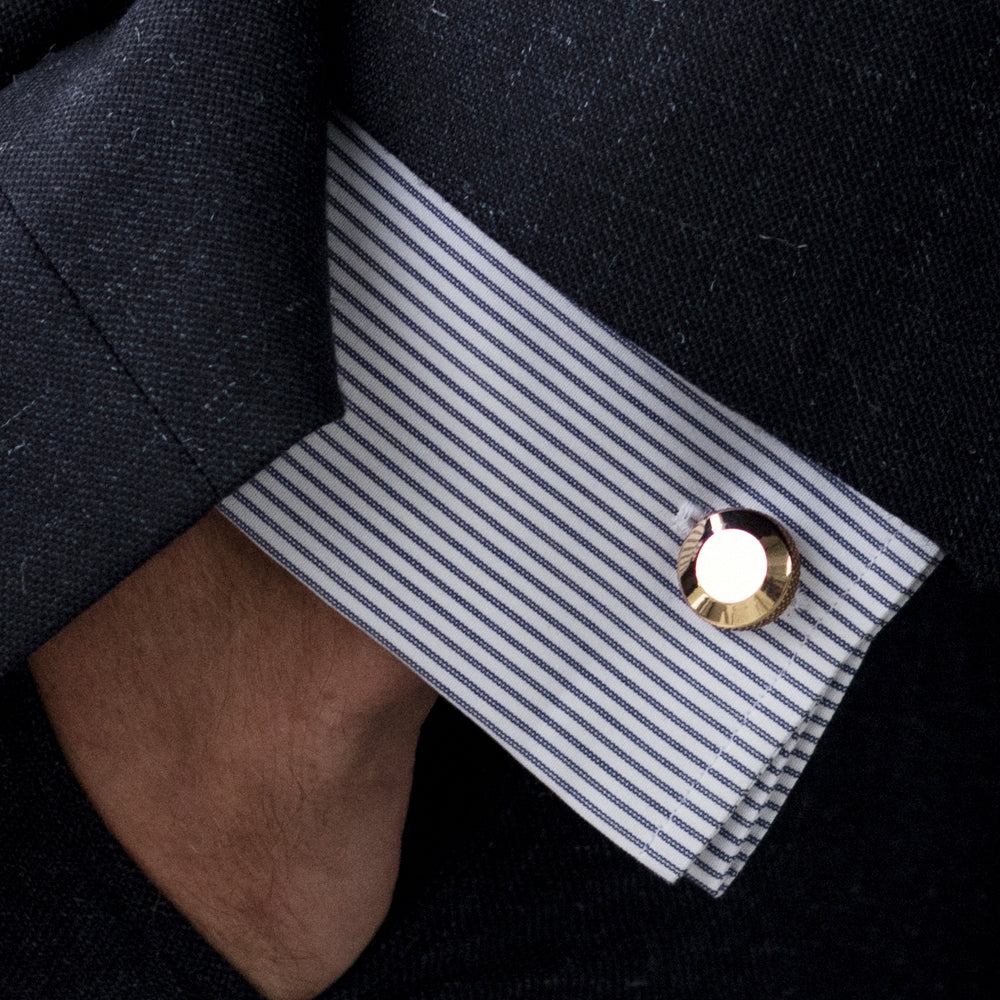 Edition - Oliver gold cufflinks